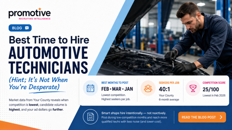 hire automotive technicians timing calendar