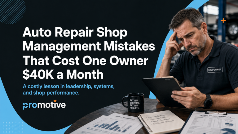 Auto Repair Shop Management Mistakes