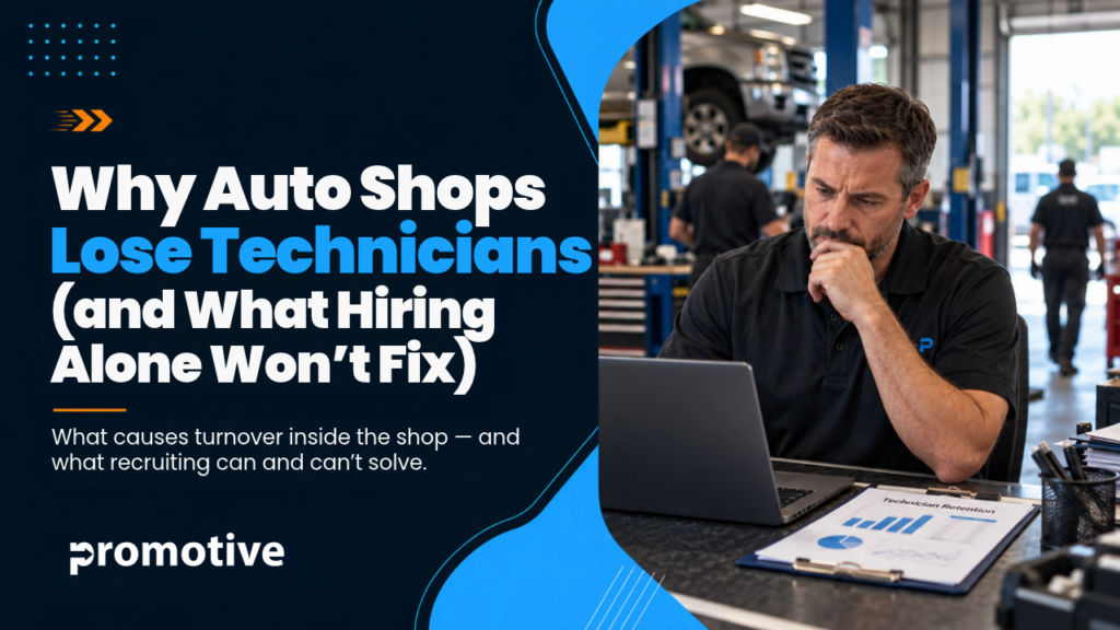 Why auto shops lose technicians