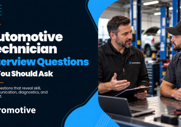 A shop owner asking questions during an interview